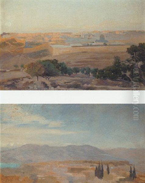Blick Auf Jerusalem Vom Olberg Aus - view 1