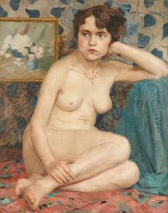 Nu De Face by Louis (Ludovic) Baues
