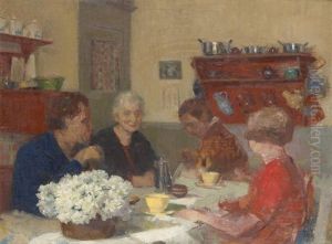 Dejeune Familial by Louis (Ludovic) Baues
