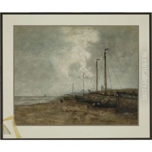 Harbour Ashore With Boats
