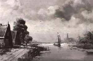 Dutch Canal Scene