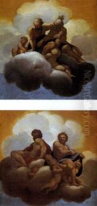 Saint Barthelemy Et Saint Mattias (+ Saint Philippe Et Saint Thaddee; Pair) by Lubin Baugin