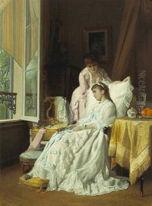 The Convalescent by Charles Louis Baugniet