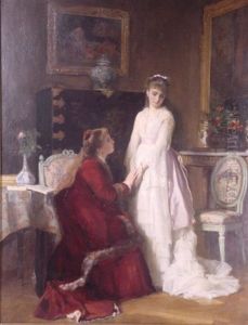 The Bride And Her Sister by Charles Louis Baugniet