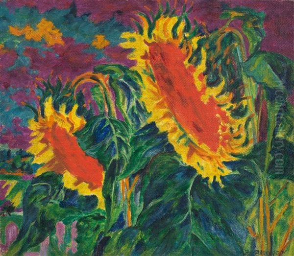 Zwei Sonnenblumen (sonnenblumen) - view 1