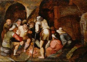 Brigands In A Cave