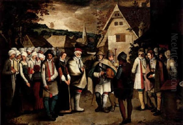 A Wedding Procession - view 1
