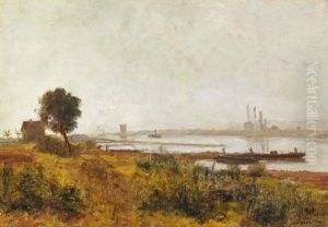 Flusslandschaft In Mecklenburg by Paul Baum