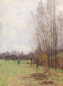 Waldrand Im Vorfruhling (wohl Bei Goppeln) by Paul Baum
