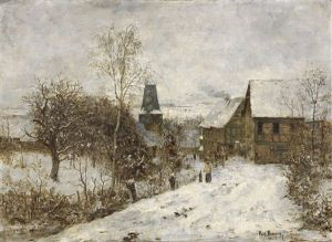 Oberweimar Im Winter by Paul Baum