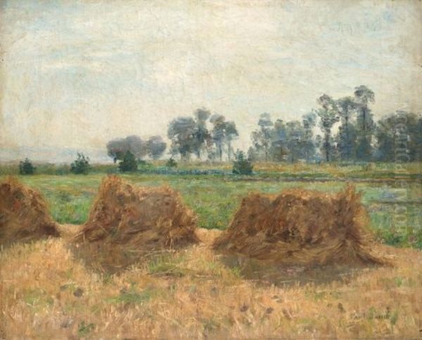 Landschaft Mit Korngarben Bei Knokke - view 1