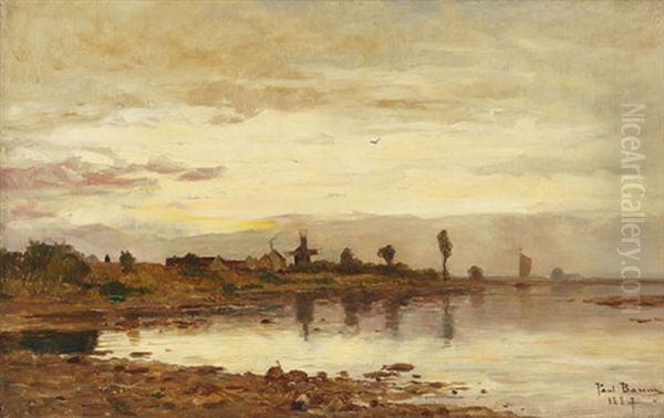 Hollandische Kanallandschaft - view 1