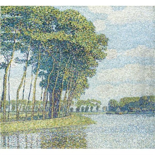 Baume Am Kanal-trees By A Canal - view 1