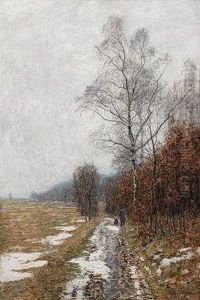 Vorfruhling Bei Brugge (near Bruges, Early Spring)