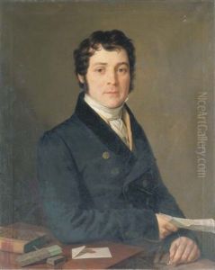 Portrait Of A Gentleman, Bust-length, With A Letter, At A Desk