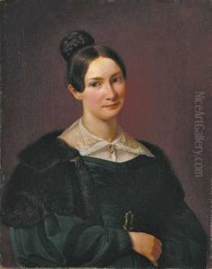 Portrat Einer Frau by Karl Baumbach