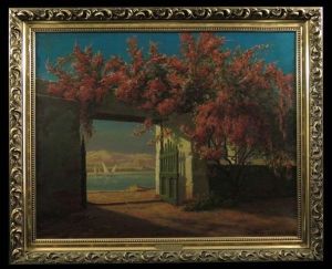 Italian Coastal Landscape by Hermann Baumeister