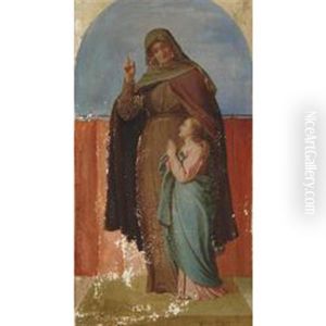 Heilige Mutter Anna Mit Maria (+ Christus Mit Flammendem Herzen Erscheint Einer Nonne; 2 Works)