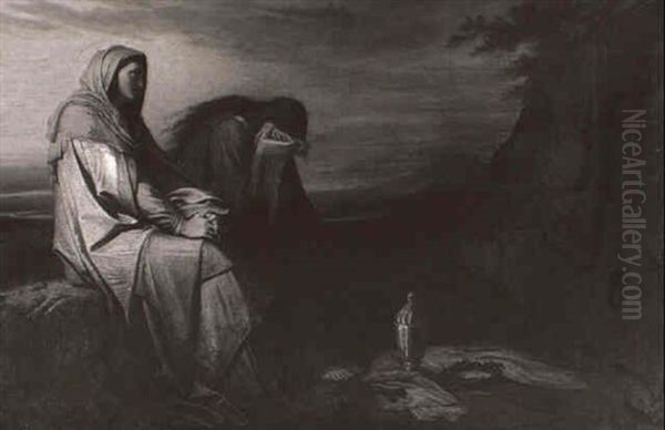 The Virgin Mary And Saint Mary At Christ's Tomb - view 1