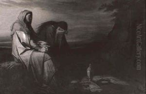 The Virgin Mary And Saint Mary At Christ's Tomb thumbnail