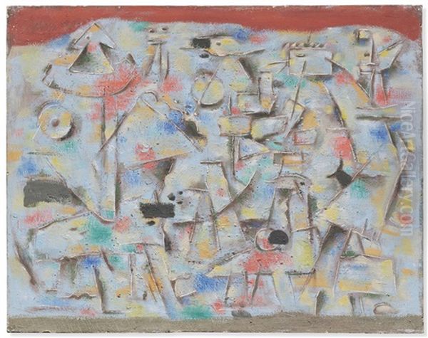 Blaue Figurenhalde (blue Figure Jumble) - view 1