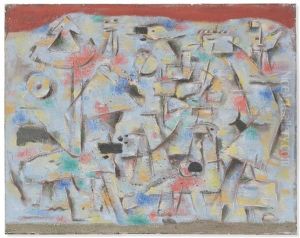 Blaue Figurenhalde (blue Figure Jumble)