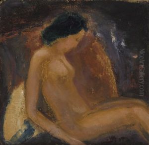 Sitzende (seated Woman) by Willi Baumeister