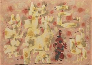 Heitere Bewegung Auf Rosa (serene Movement On Pink)