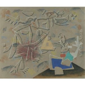 Marmor-reliefbild by Willi Baumeister