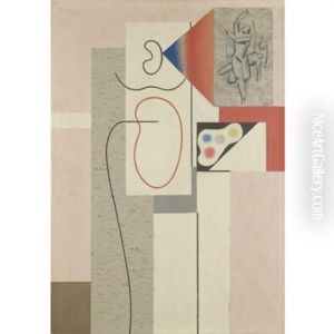 Maler Mit Palette (painter With Palette) by Willi Baumeister