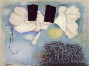 Weisser Schmetterling by Willi Baumeister