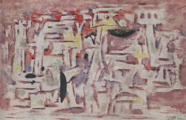 Helle Figurenmauer I - view 1