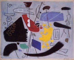 Farbige Bewegung by Willi Baumeister