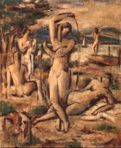 Seilspringerin Am Strand