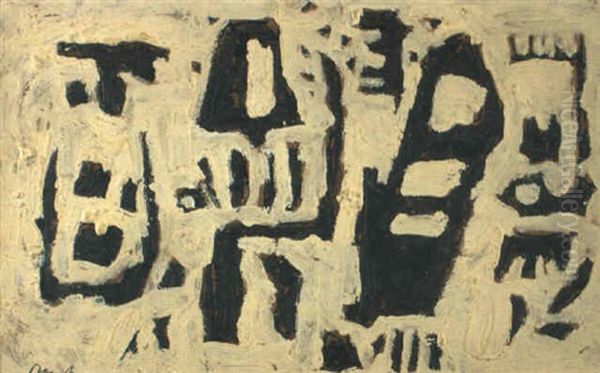 Schwarze Figuren Auf Hellen Grund - view 1