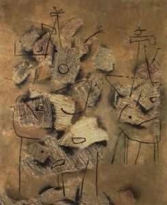Sonnenfiguren Ii by Willi Baumeister
