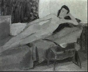 Herta Als Model by Willi Baumeister