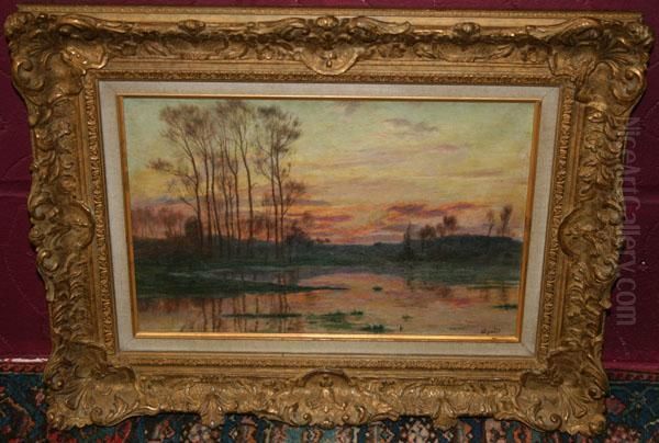 Coucher De Soleil Sur Le Lac - view 1