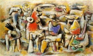 Belebte Halde. 1945