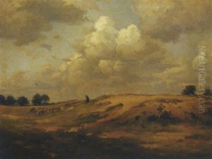 Onweerswolk, Blaricum: Leading The Flock Over The Heath Onweerswolk, Blaricum: Leading The Flock Over The Heath