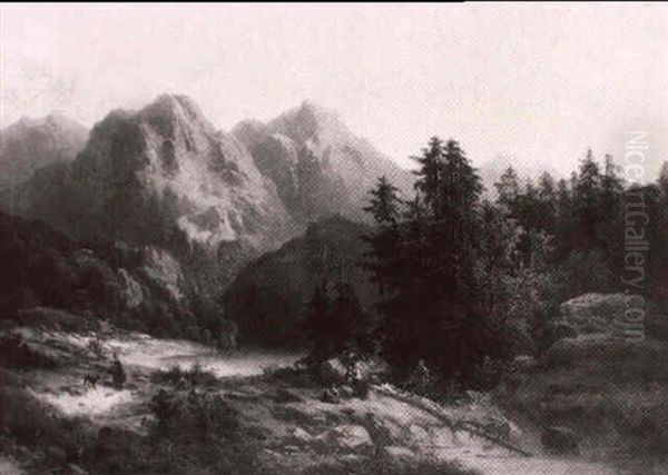 Schweizer Gebirgslandschaft Mit See - view 1