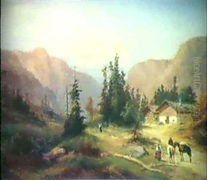 Almhutte Beim Grossglockner by Henri Baumgartner