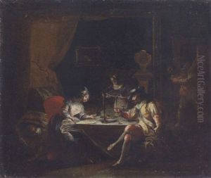 Galante Szene by Johann Wolfgang Baumgartner