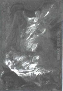 The Death Of A Male Saint, Possibly Joseph by Johann Wolfgang Baumgartner