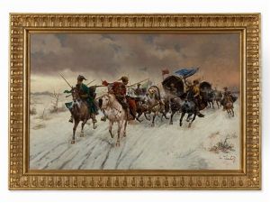 Gouverneur Auf Reisen by Adolf (Constantin) Baumgartner-Stoiloff