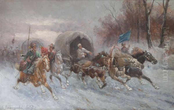 Convoi De Cosaques A Cheval - view 1