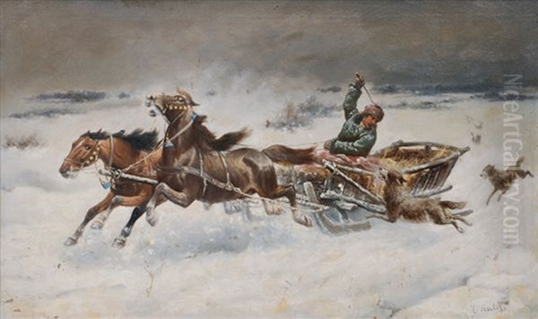 Attacking Wolves - view 1