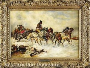 Return From The Hunt by Adolf (Constantin) Baumgartner-Stoiloff