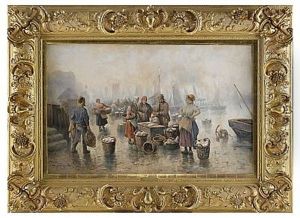 Forsaljerskor I Fiskhamnen