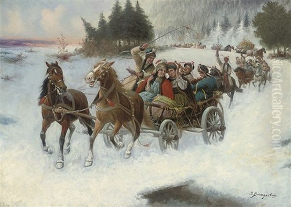 A Happy Sleigh-ride - view 1
